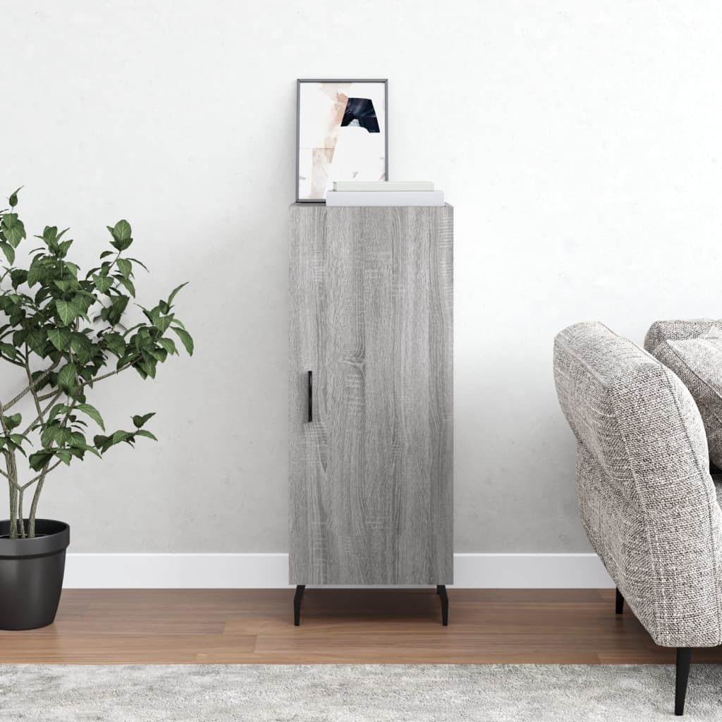 Buffet Sonoma gris 34,5x34x90 cm Bois d'ingénierie - XIOS