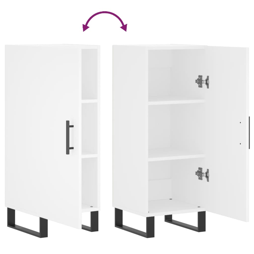 Buffet blanc 34,5x34x90 cm bois d'ingénierie - XIOS