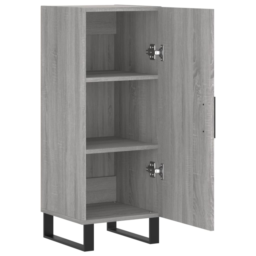 Buffet Sonoma gris 34,5x34x90 cm Bois d'ingénierie - XIOS
