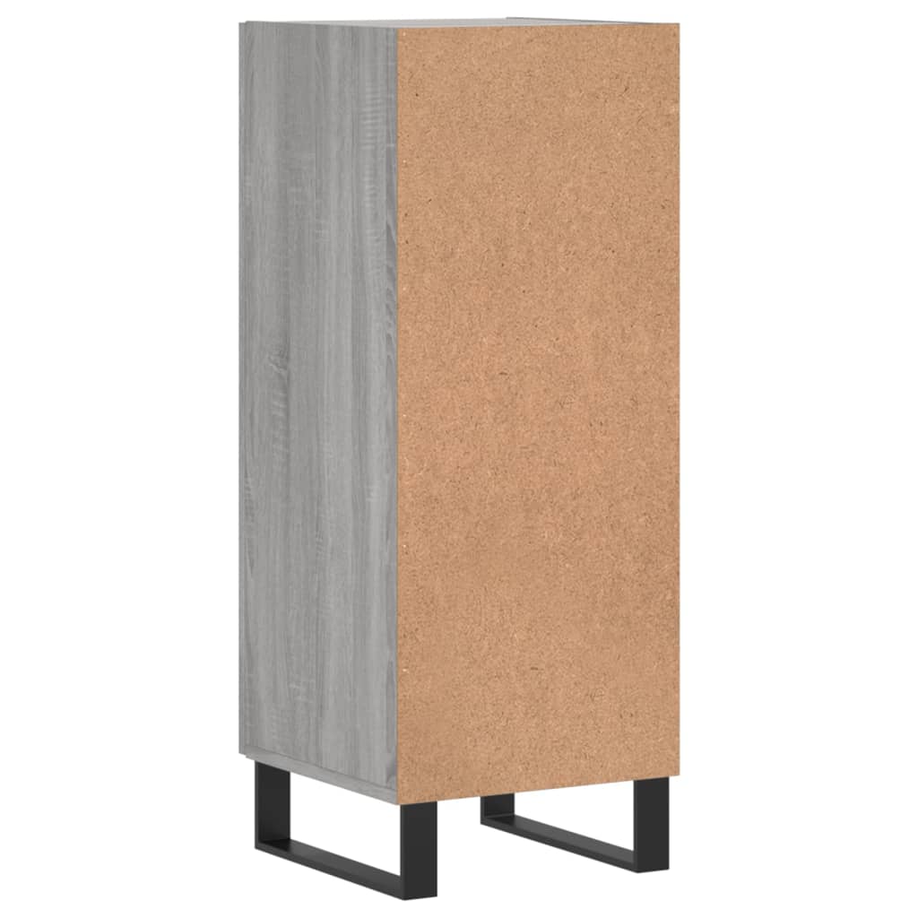 Buffet Sonoma gris 34,5x34x90 cm Bois d'ingénierie - XIOS