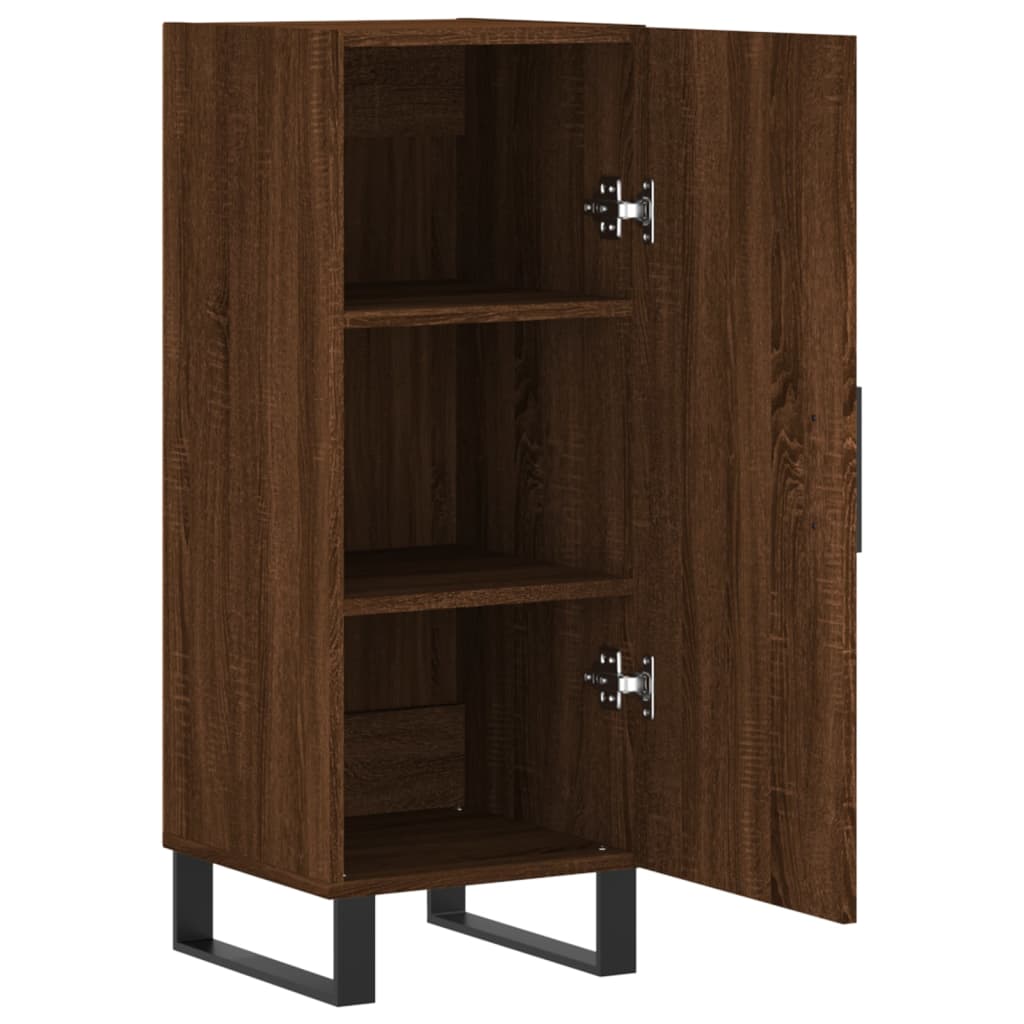 Buffet Chêne marron 34,5x34x90 cm Bois d'ingénierie - XIOS