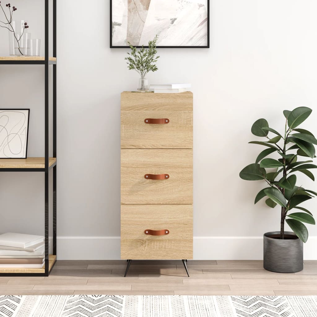 Buffet Chêne sonoma 34,5x34x90 cm Bois d'ingénierie - XIOS