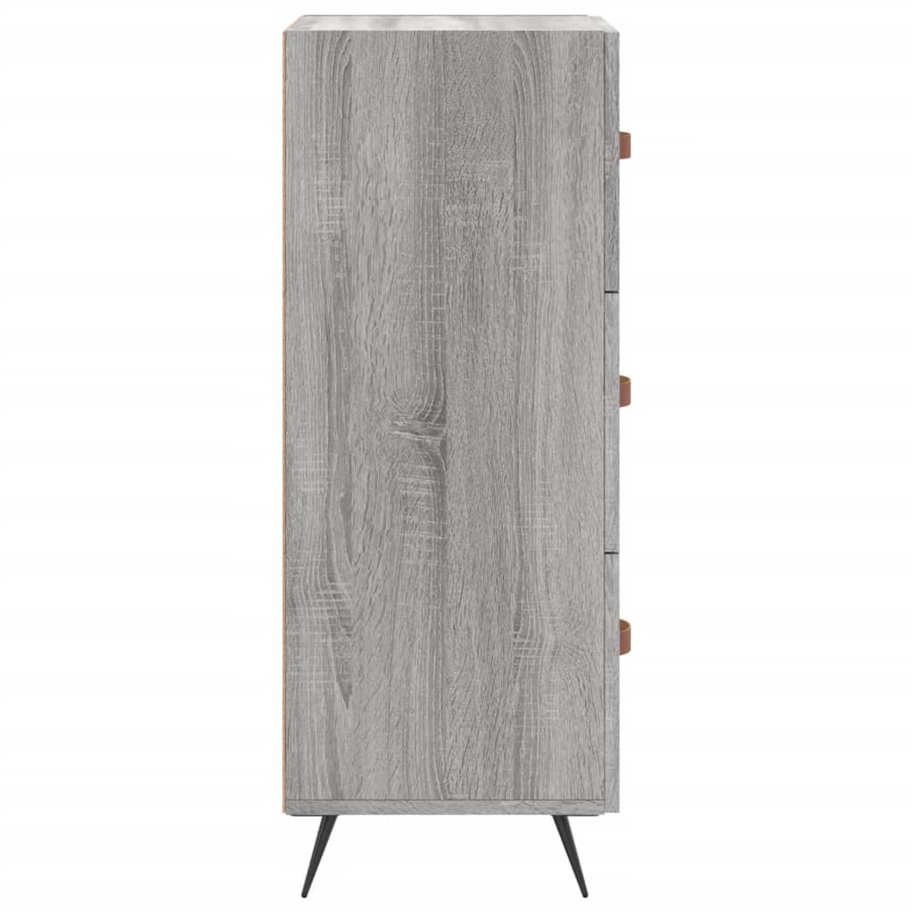 Buffet Sonoma gris 34,5x34x90 cm Bois d'ingénierie - XIOS