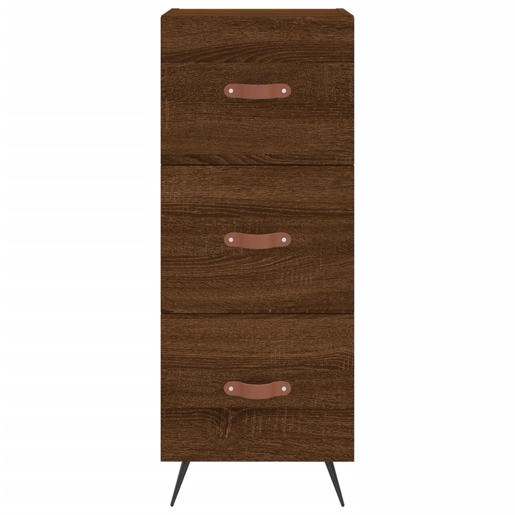 Buffet Chêne marron 34,5x34x90 cm Bois d'ingénierie - XIOS