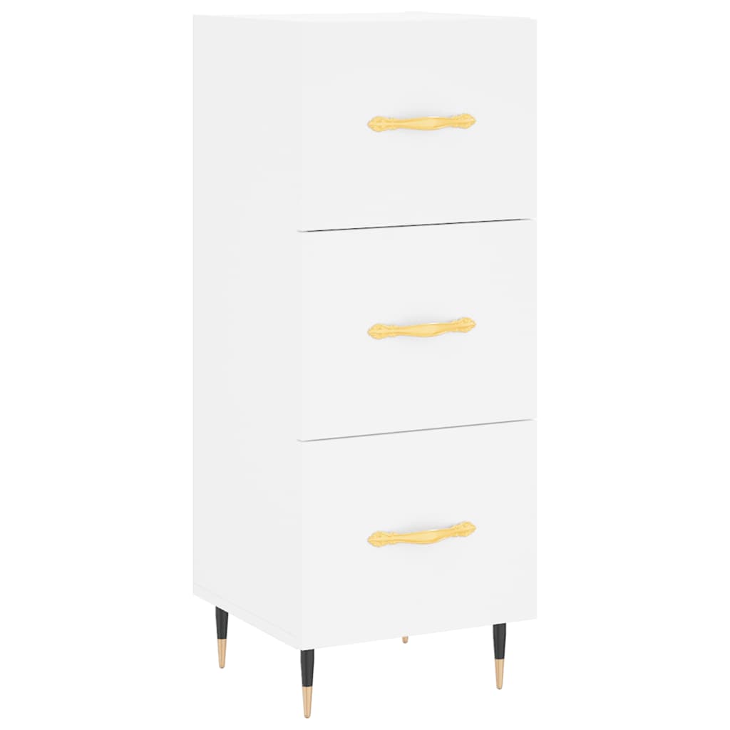 Buffet blanc 34,5x34x90 cm bois d'ingénierie - XIOS