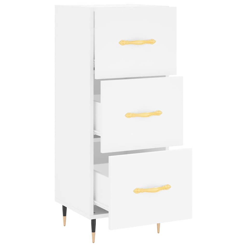 Buffet blanc 34,5x34x90 cm bois d'ingénierie - XIOS