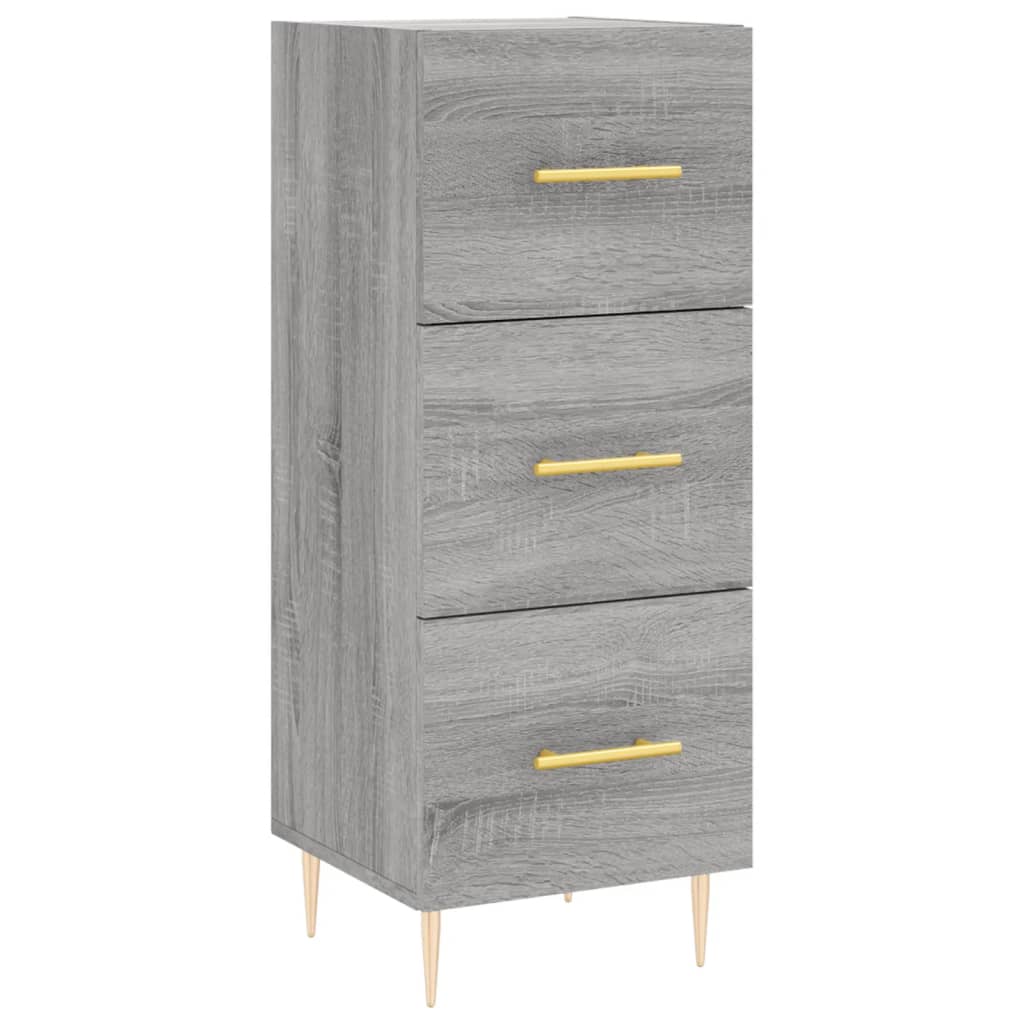 Buffet Sonoma gris 34,5x34x90 cm Bois d'ingénierie - XIOS