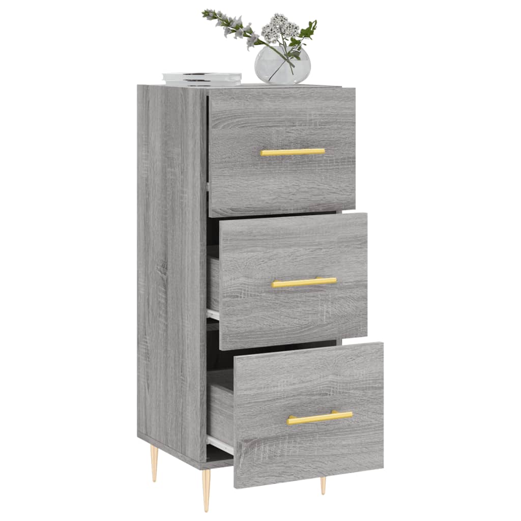Buffet Sonoma gris 34,5x34x90 cm Bois d'ingénierie - XIOS