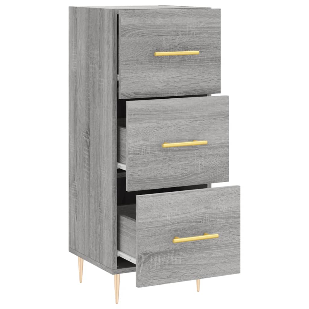 Buffet Sonoma gris 34,5x34x90 cm Bois d'ingénierie - XIOS