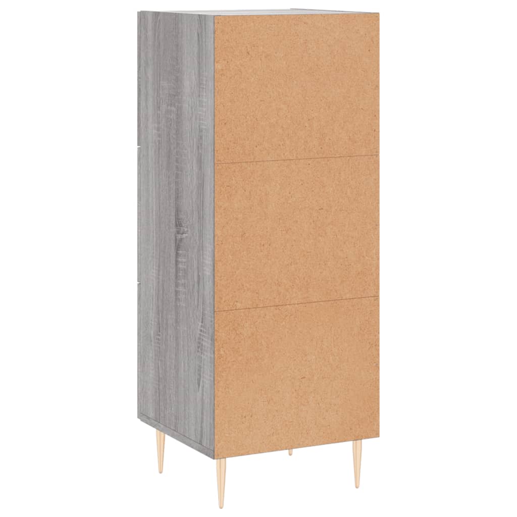 Buffet Sonoma gris 34,5x34x90 cm Bois d'ingénierie - XIOS