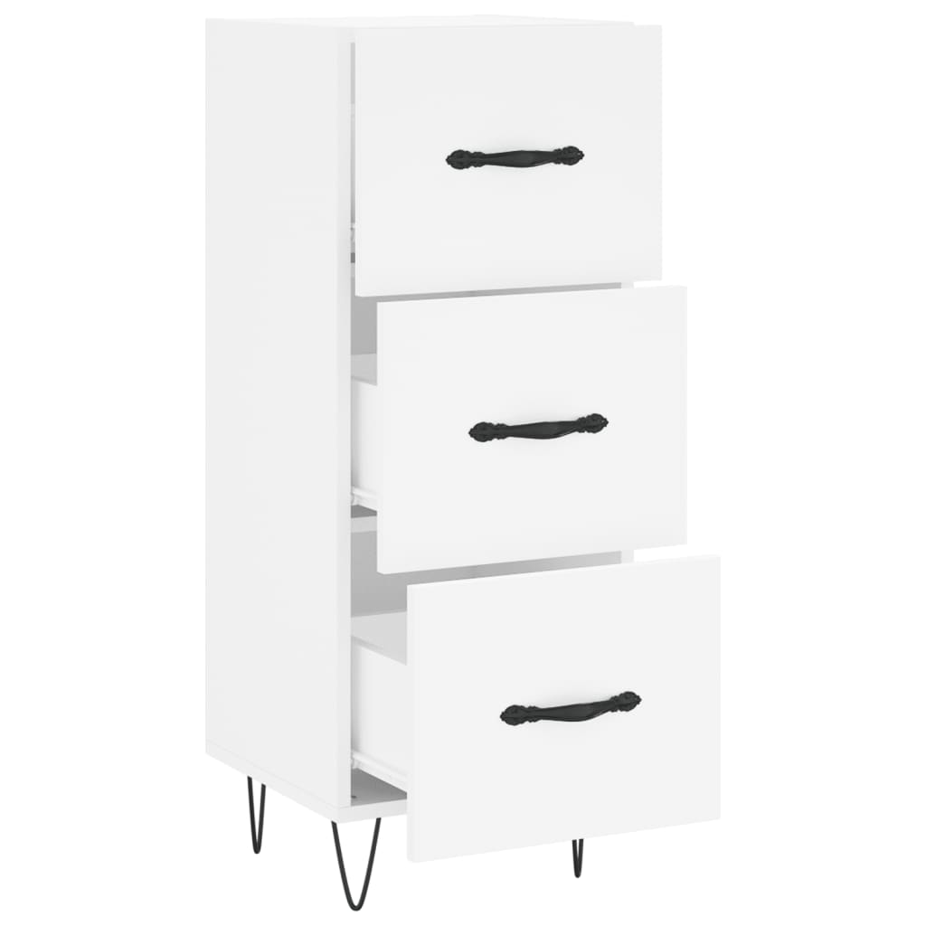 Buffet blanc 34,5x34x90 cm bois d'ingénierie - XIOS