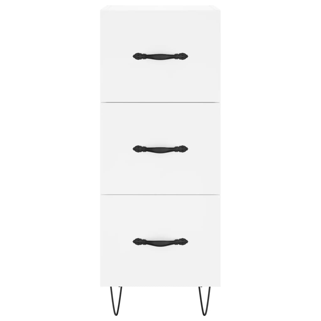 Buffet blanc 34,5x34x90 cm bois d'ingénierie - XIOS
