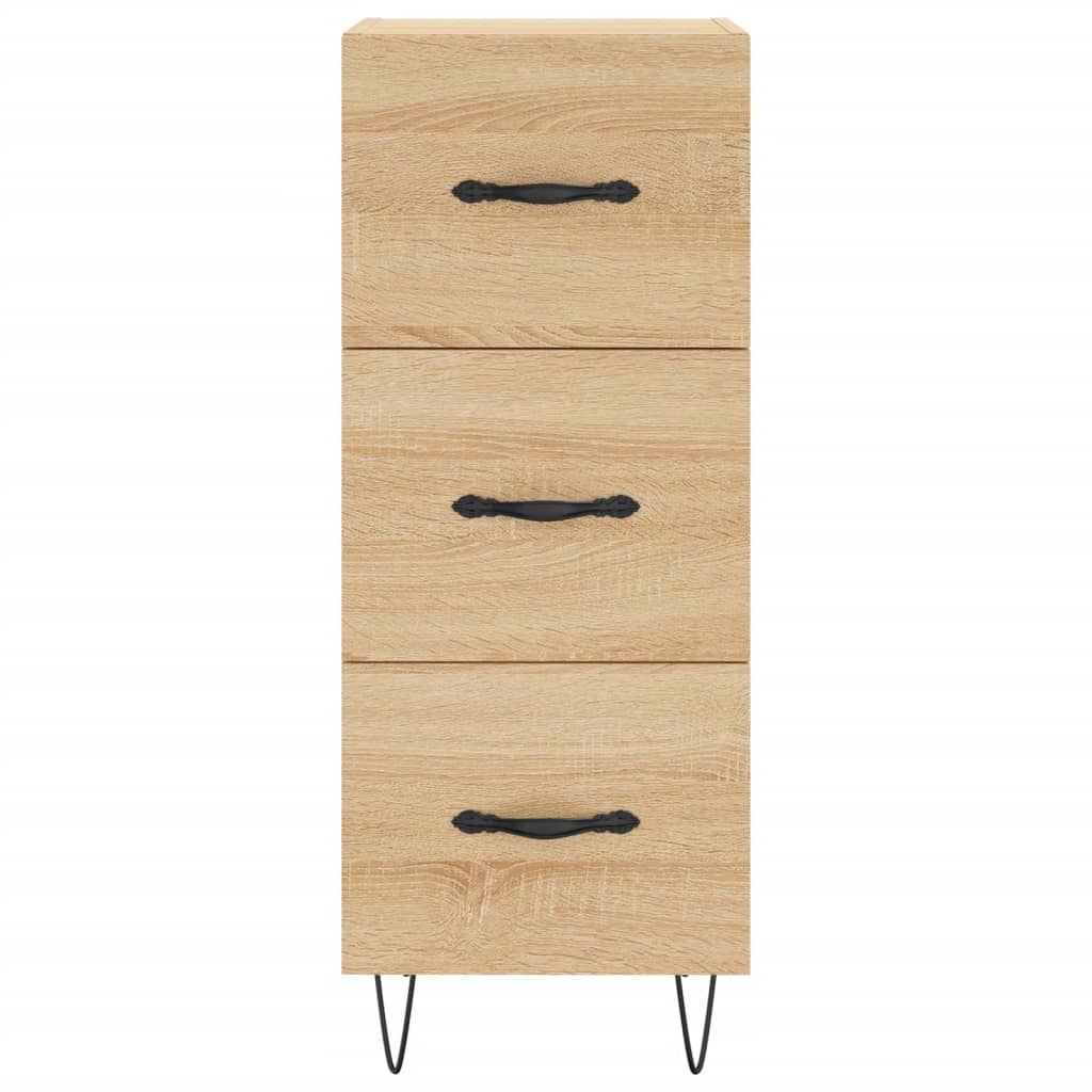 Buffet Chêne sonoma 34,5x34x90 cm Bois d'ingénierie
