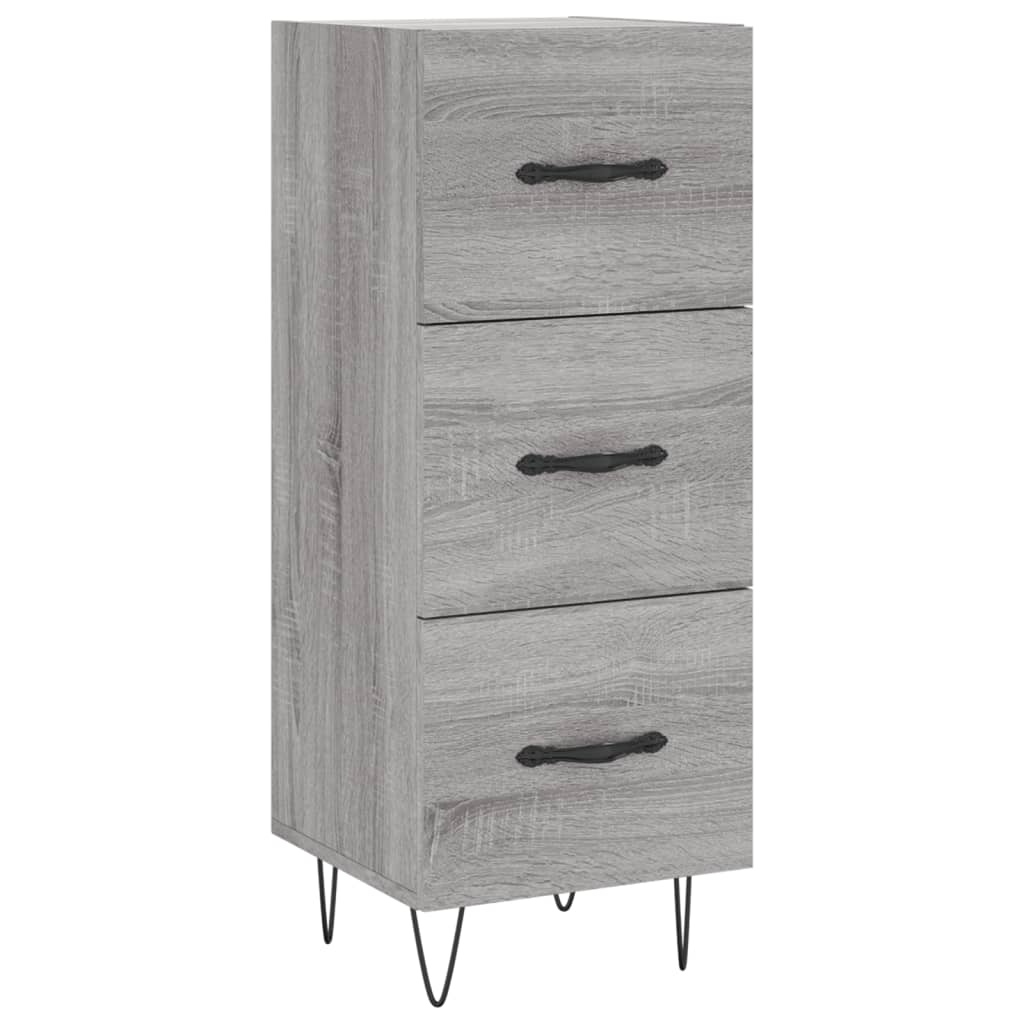 Buffet Sonoma gris 34,5x34x90 cm Bois d'ingénierie - XIOS