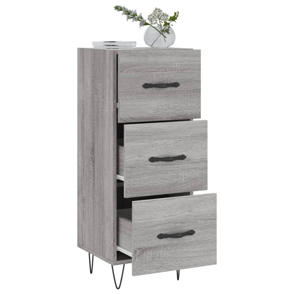 Buffet Sonoma gris 34,5x34x90 cm Bois d'ingénierie - XIOS
