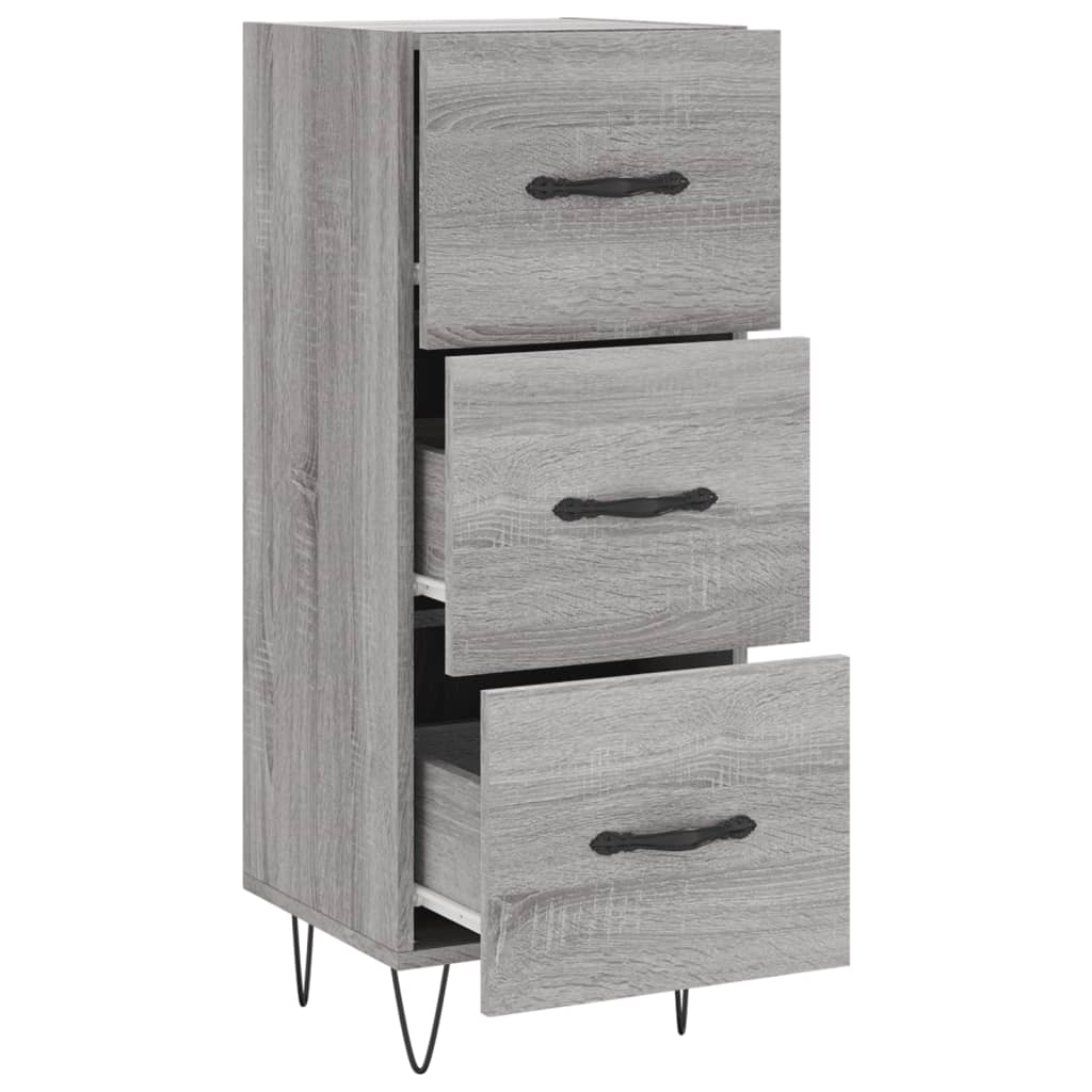 Buffet Sonoma gris 34,5x34x90 cm Bois d'ingénierie - XIOS