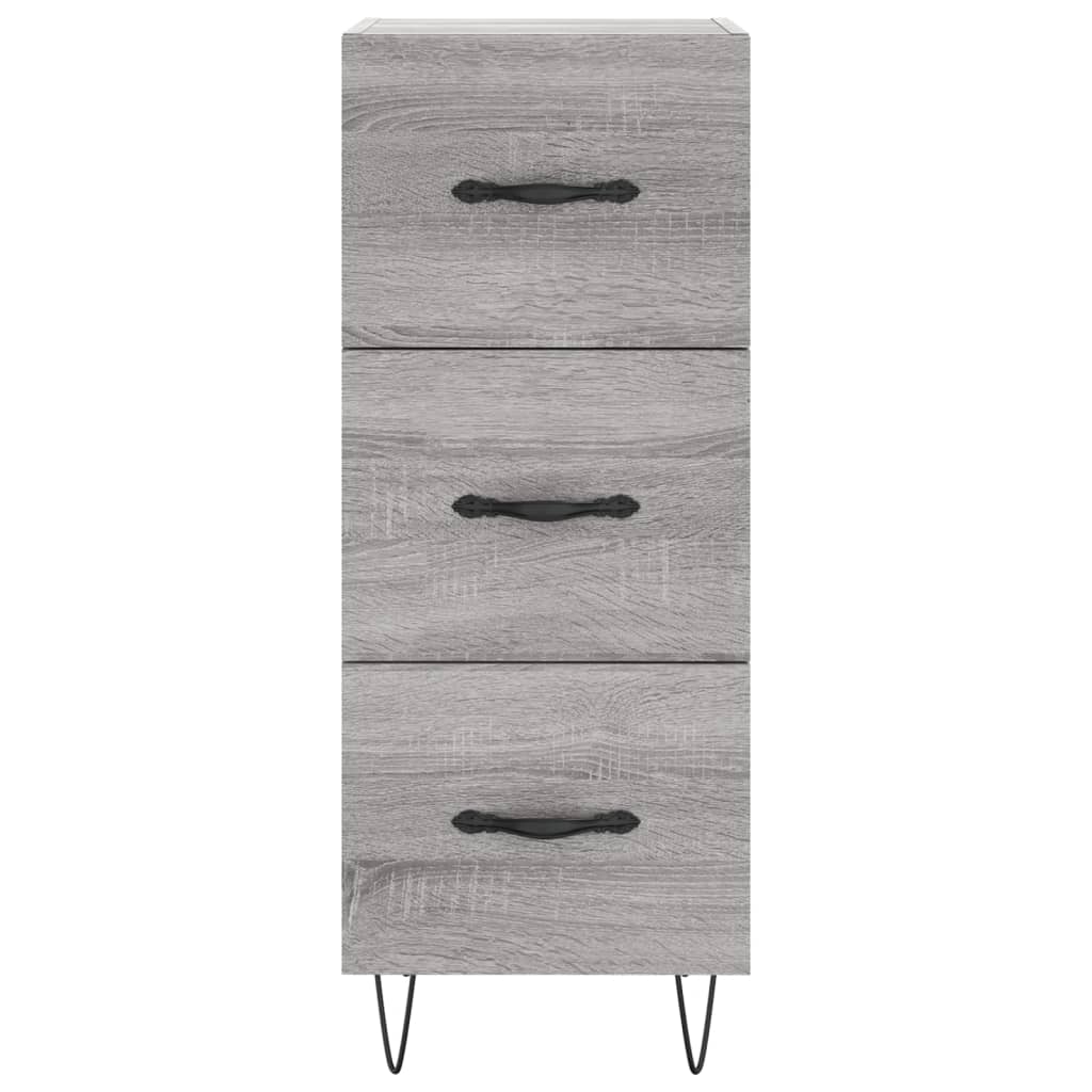 Buffet Sonoma gris 34,5x34x90 cm Bois d'ingénierie - XIOS