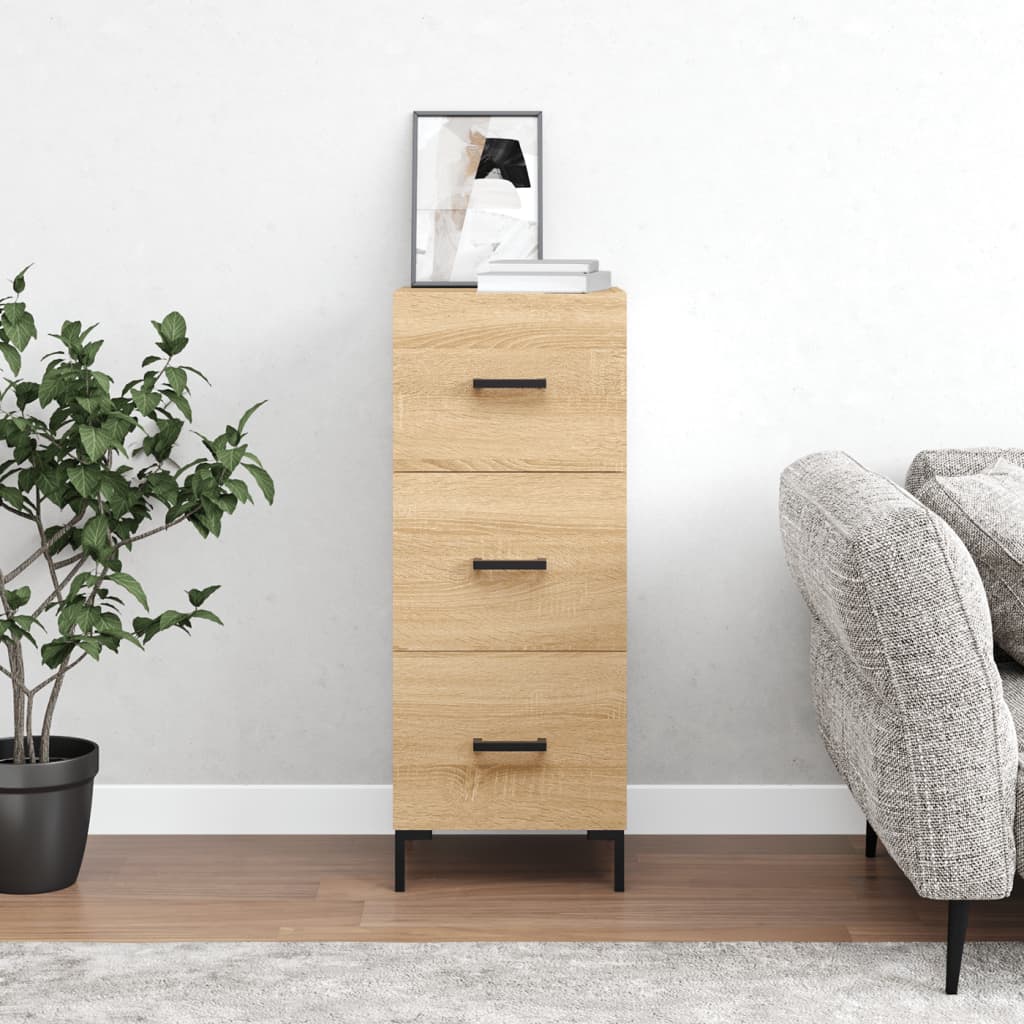 Buffet Chêne sonoma 34,5x34x90 cm Bois d'ingénierie - XIOS