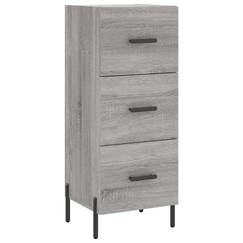 Buffet Sonoma gris 34,5x34x90 cm Bois d'ingénierie - XIOS