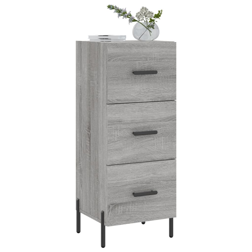 Buffet Sonoma gris 34,5x34x90 cm Bois d'ingénierie - XIOS