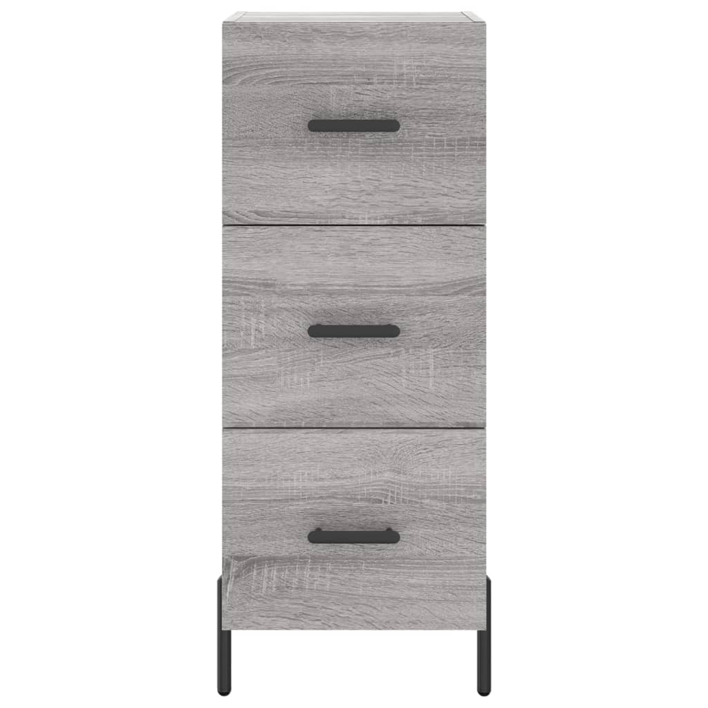 Buffet Sonoma gris 34,5x34x90 cm Bois d'ingénierie - XIOS
