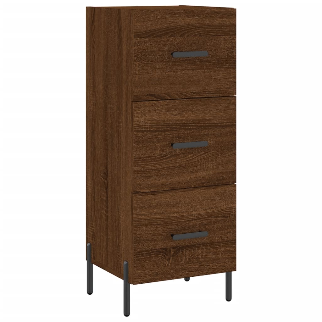 Buffet Chêne marron 34,5x34x90 cm Bois d'ingénierie - XIOS