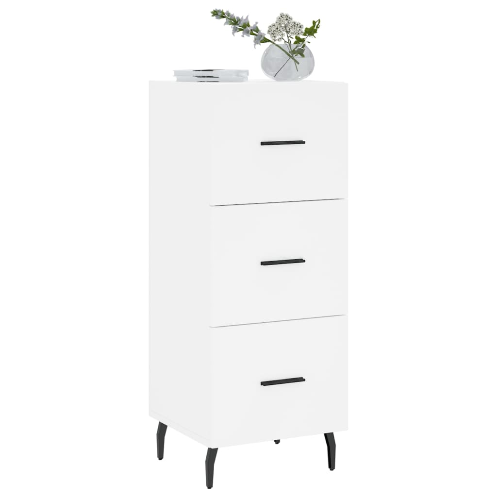 Buffet blanc 34,5x34x90 cm bois d'ingénierie - XIOS
