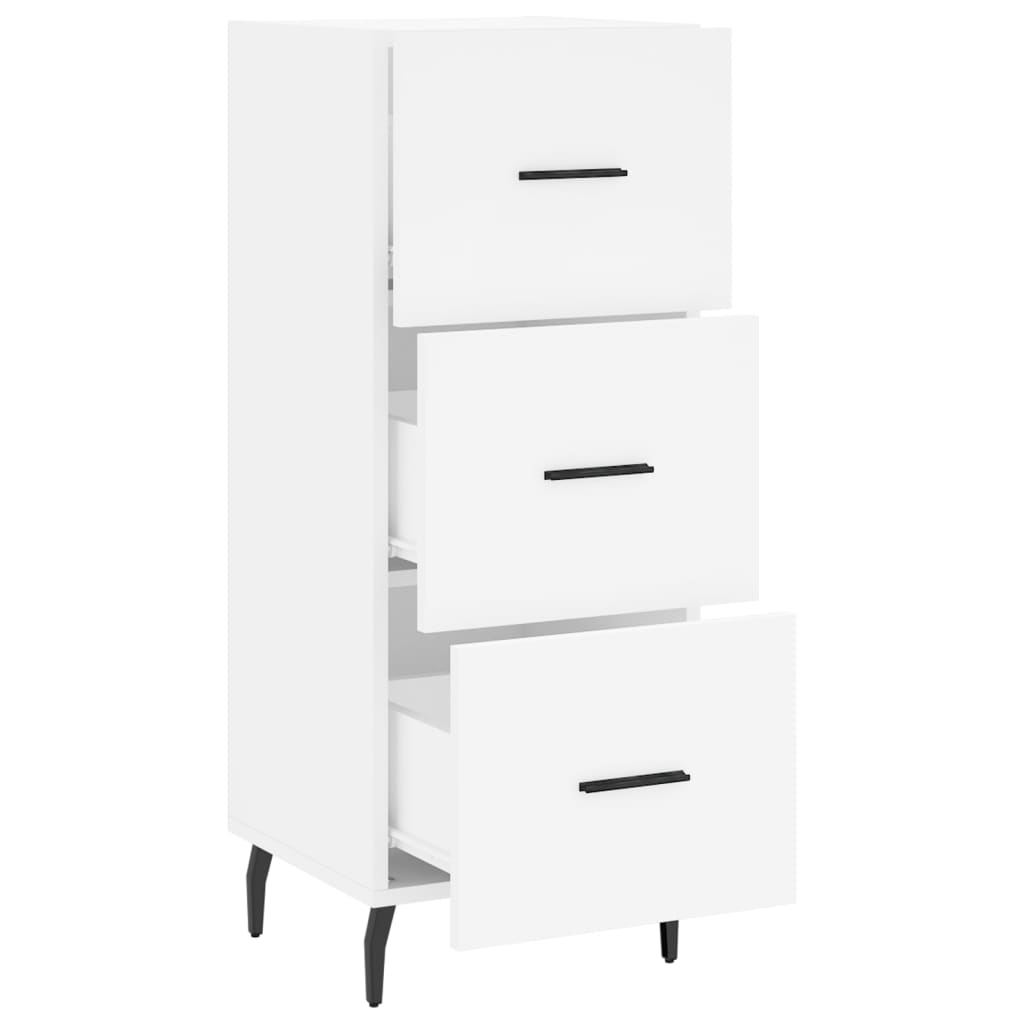 Buffet blanc 34,5x34x90 cm bois d'ingénierie - XIOS