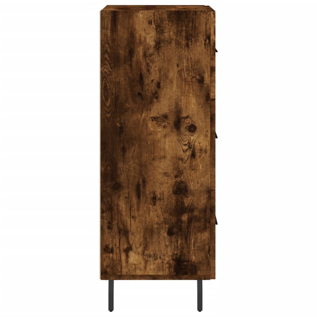 Buffet Chêne fumé 34,5x34x90 cm Bois d'ingénierie - XIOS