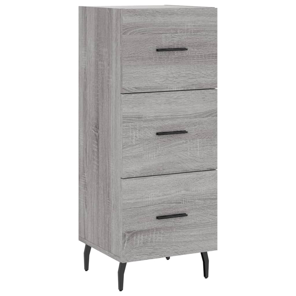 Buffet Sonoma gris 34,5x34x90 cm Bois d'ingénierie - XIOS