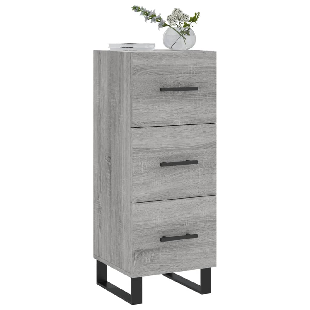 Buffet Sonoma gris 34,5x34x90 cm Bois d'ingénierie - XIOS