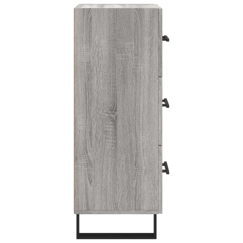 Buffet Sonoma gris 34,5x34x90 cm Bois d'ingénierie - XIOS