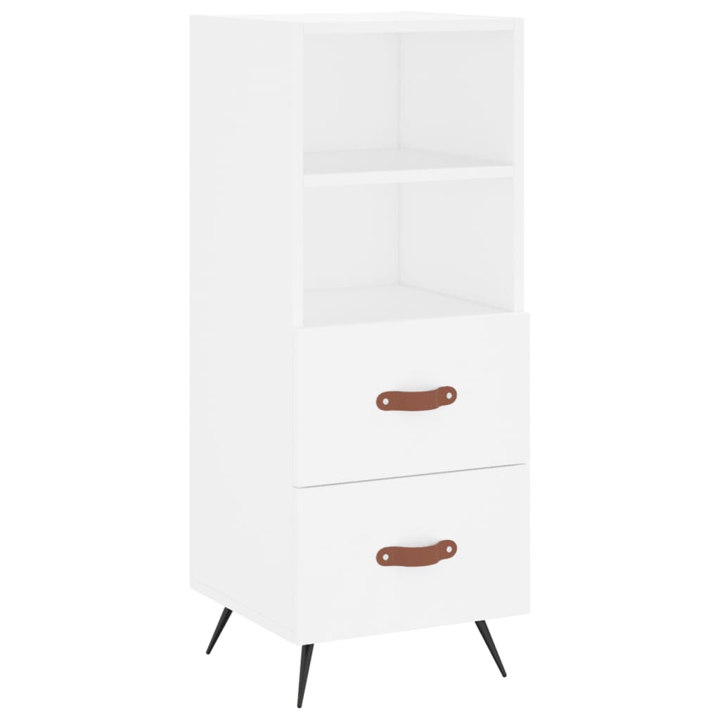 Buffet blanc 34,5x34x90 cm bois d'ingénierie - XIOS