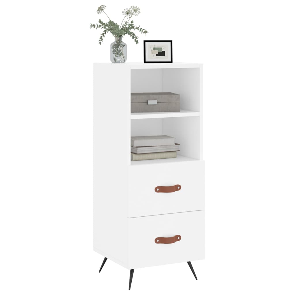 Buffet blanc 34,5x34x90 cm bois d'ingénierie - XIOS