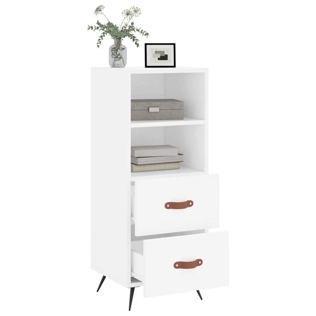 Buffet blanc 34,5x34x90 cm bois d'ingénierie - XIOS