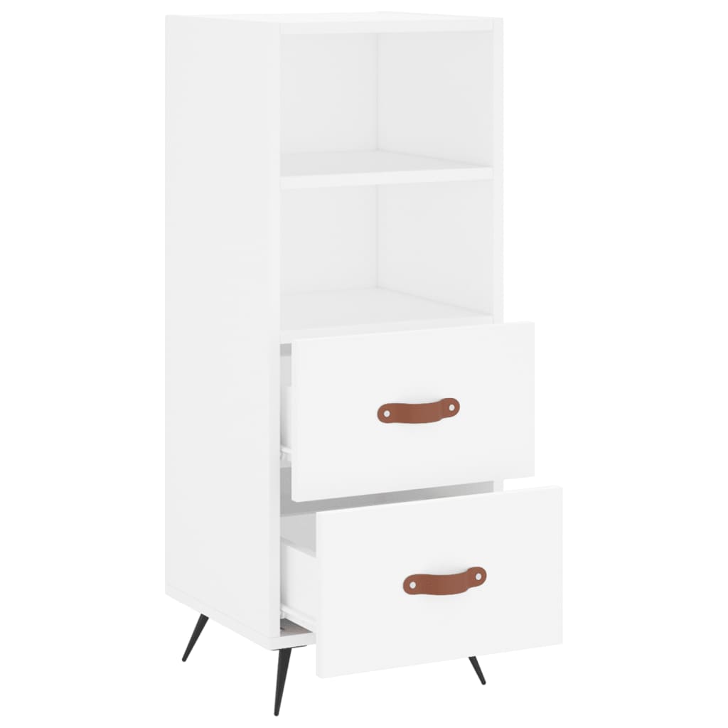 Buffet blanc 34,5x34x90 cm bois d'ingénierie - XIOS
