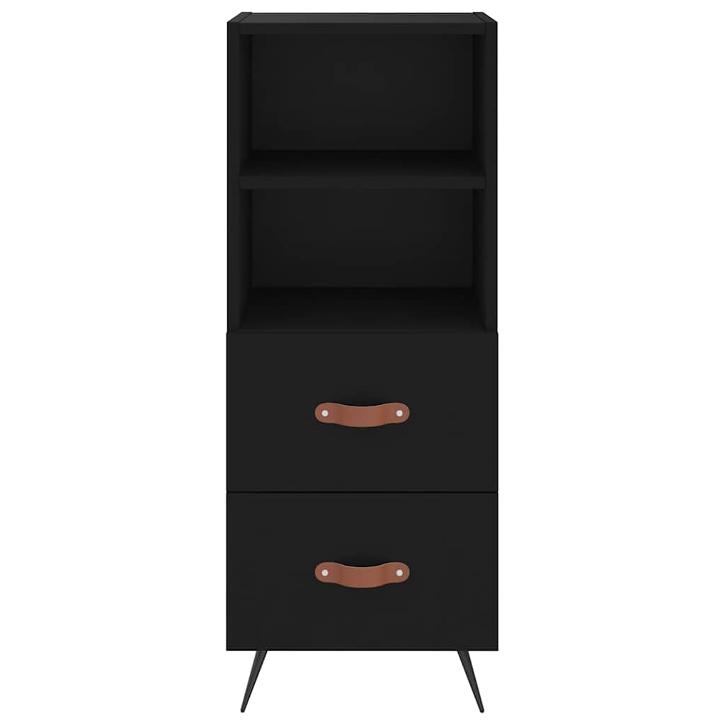 Buffet Noir 34,5x34x90 cm Bois d'ingénierie - XIOS