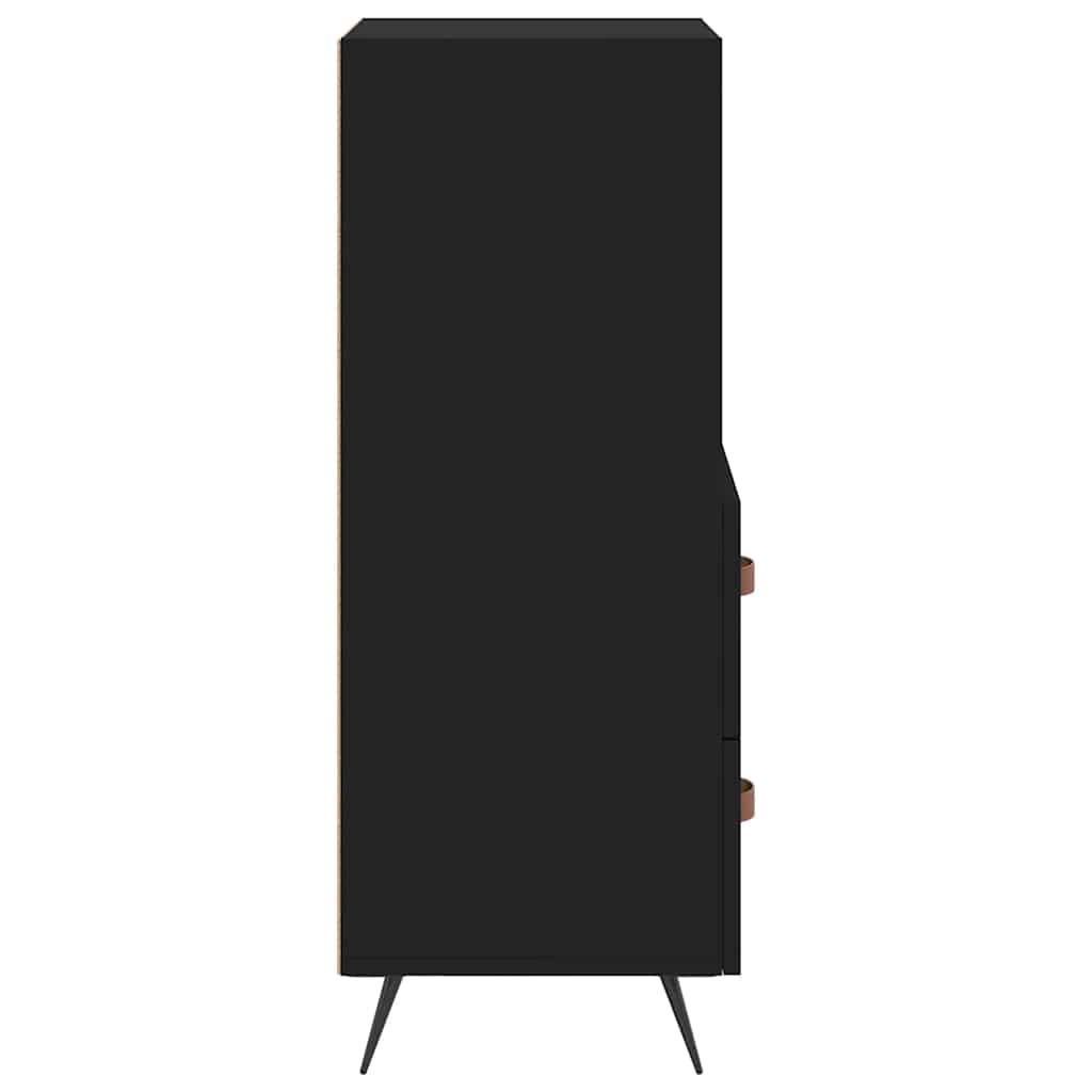 Buffet Noir 34,5x34x90 cm Bois d'ingénierie - XIOS