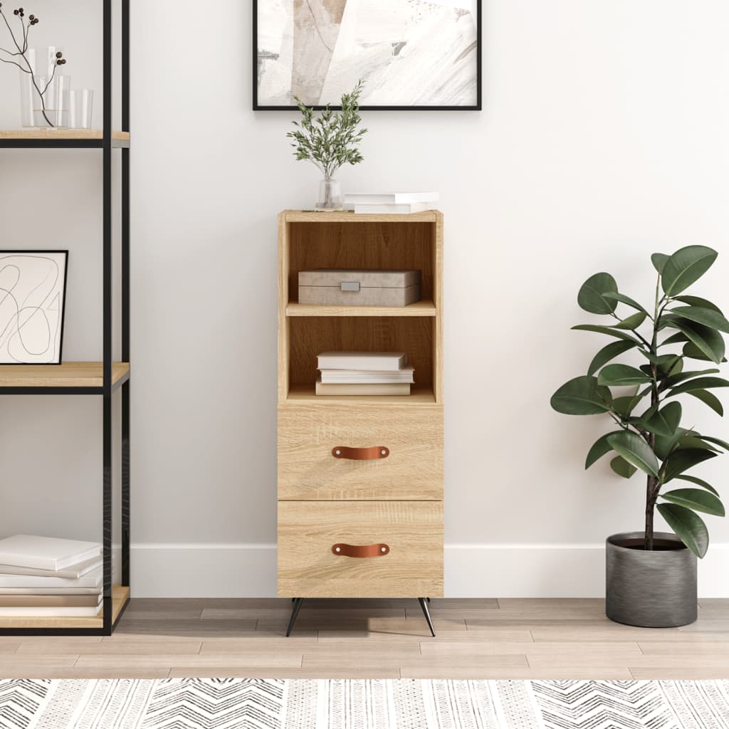 Buffet Chêne sonoma 34,5x34x90 cm Bois d'ingénierie - XIOS