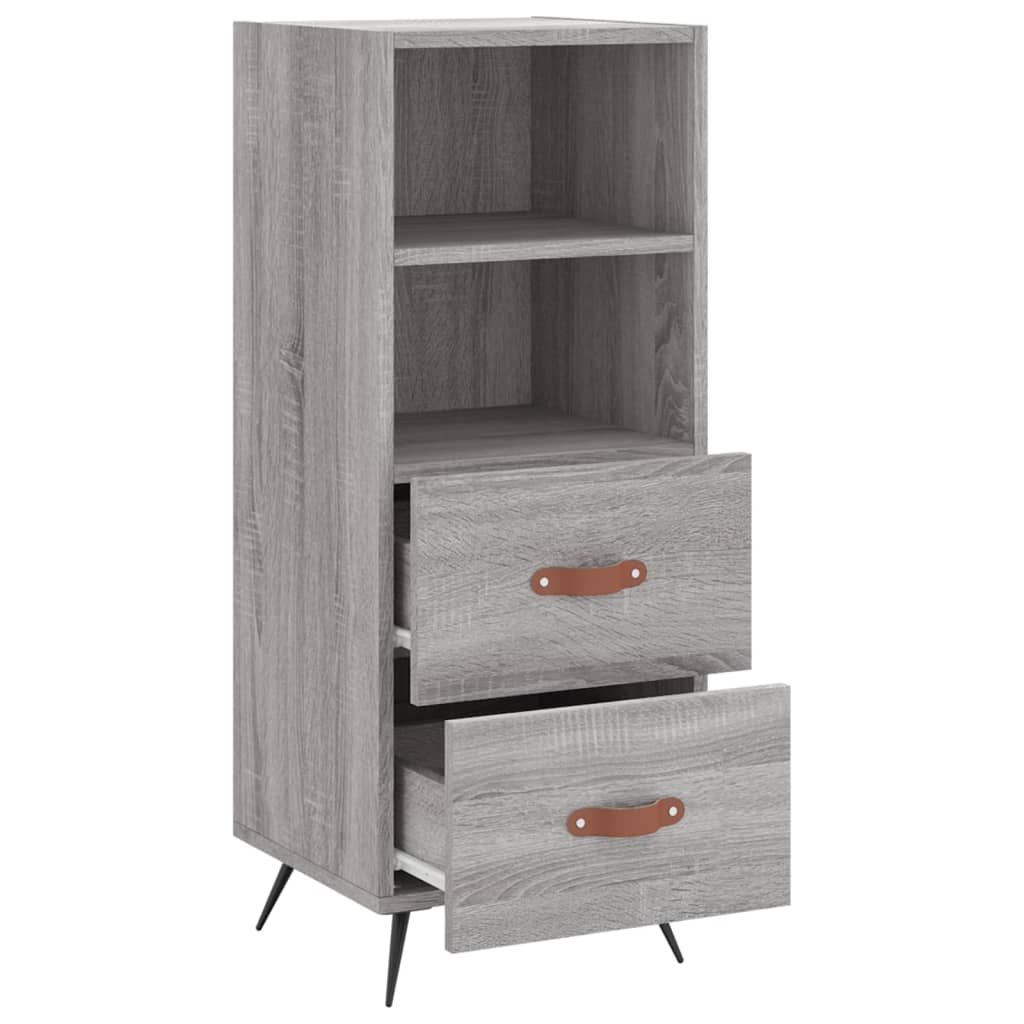 Buffet Sonoma gris 34,5x34x90 cm Bois d'ingénierie - XIOS