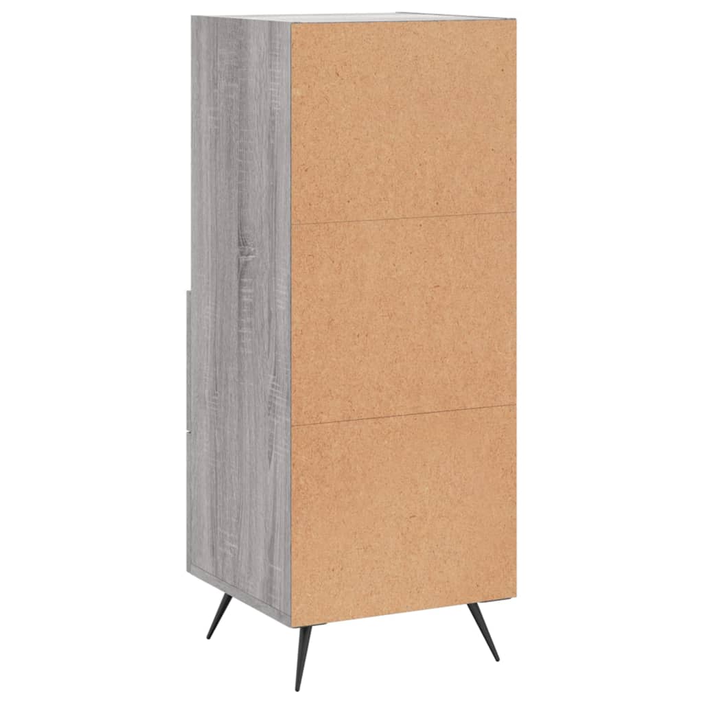 Buffet Sonoma gris 34,5x34x90 cm Bois d'ingénierie - XIOS