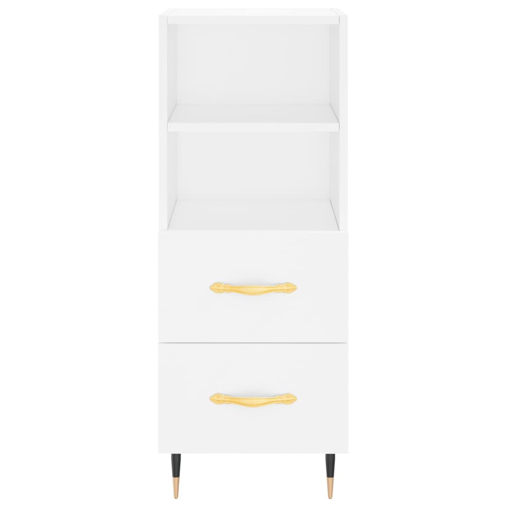 Buffet blanc 34,5x34x90 cm bois d'ingénierie - XIOS