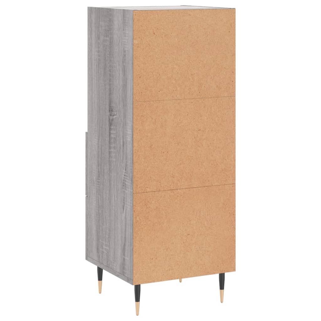 Buffet Sonoma gris 34,5x34x90 cm Bois d'ingénierie - XIOS