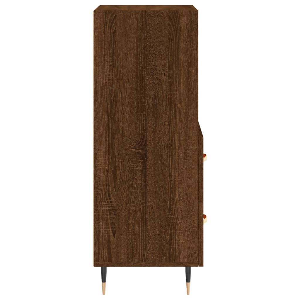 Buffet Chêne marron 34,5x34x90 cm Bois d'ingénierie - XIOS