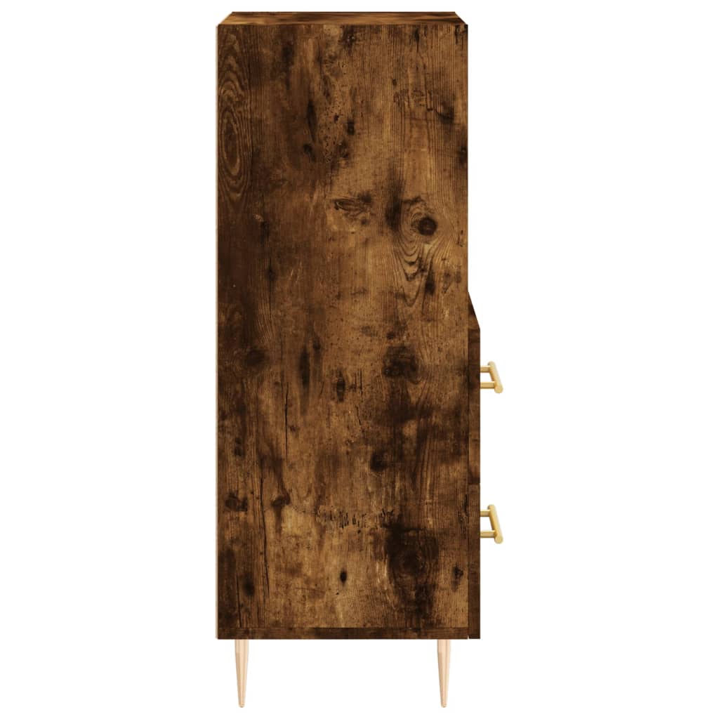 Buffet Chêne fumé 34,5x34x90 cm Bois d'ingénierie - XIOS
