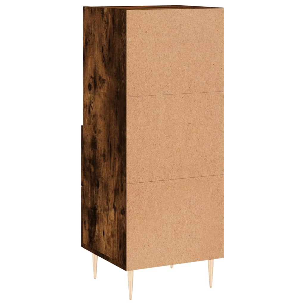 Buffet Chêne fumé 34,5x34x90 cm Bois d'ingénierie - XIOS
