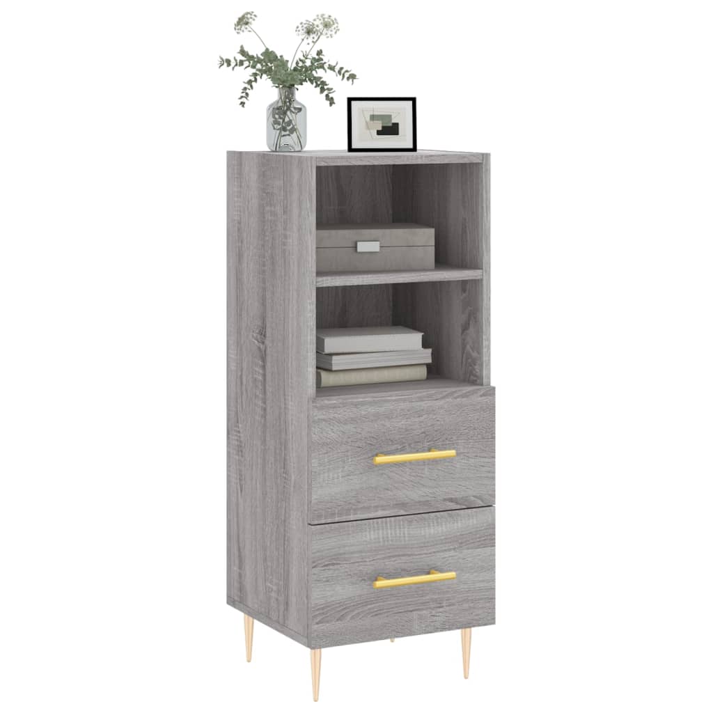 Buffet Sonoma gris 34,5x34x90 cm Bois d'ingénierie - XIOS