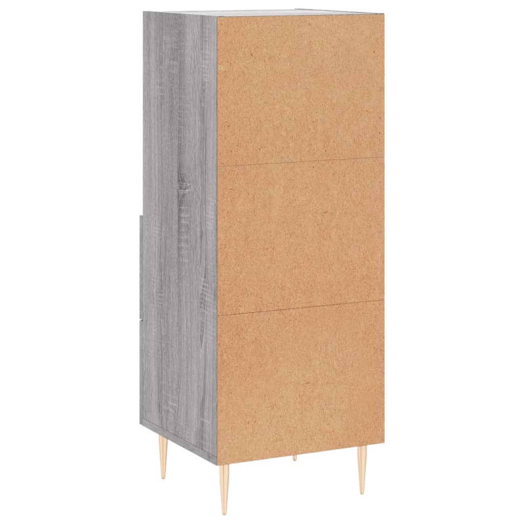 Buffet Sonoma gris 34,5x34x90 cm Bois d'ingénierie - XIOS