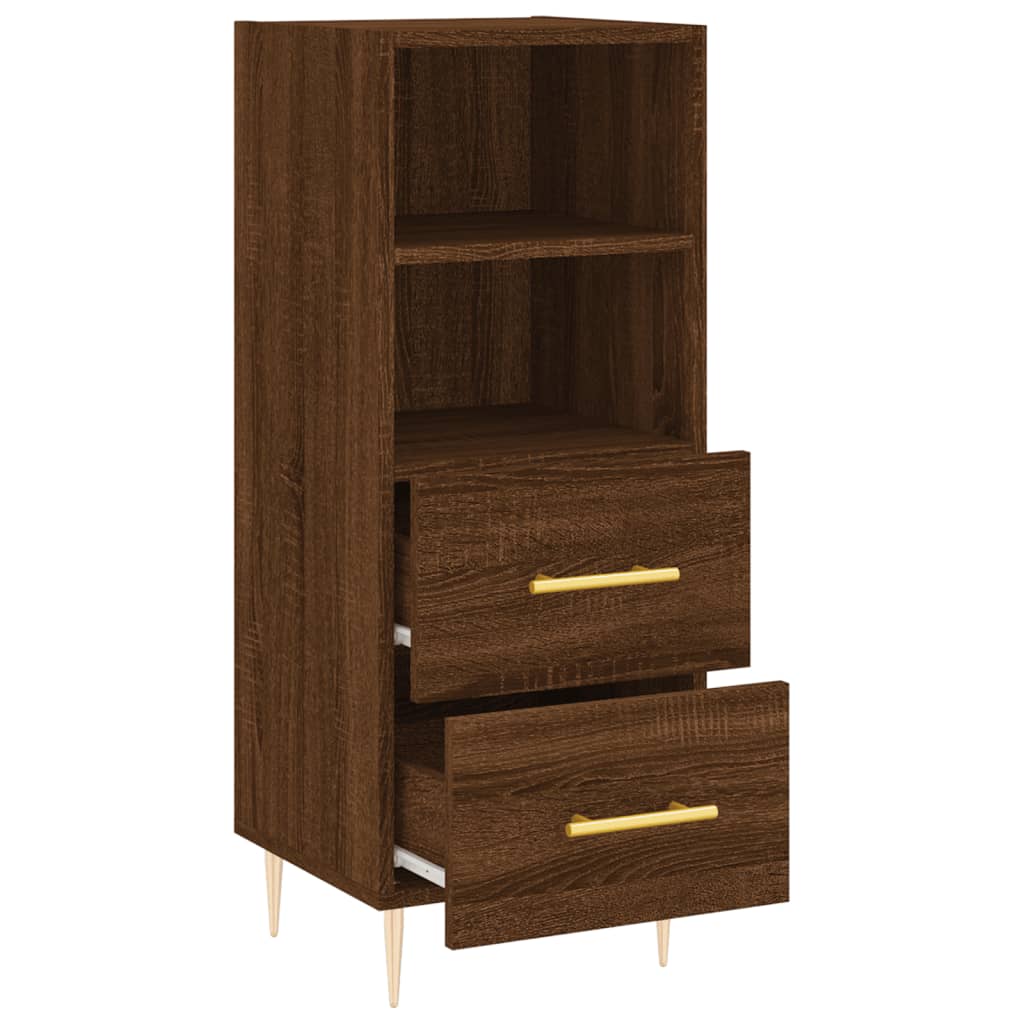 Buffet Chêne marron 34,5x34x90 cm Bois d'ingénierie - XIOS