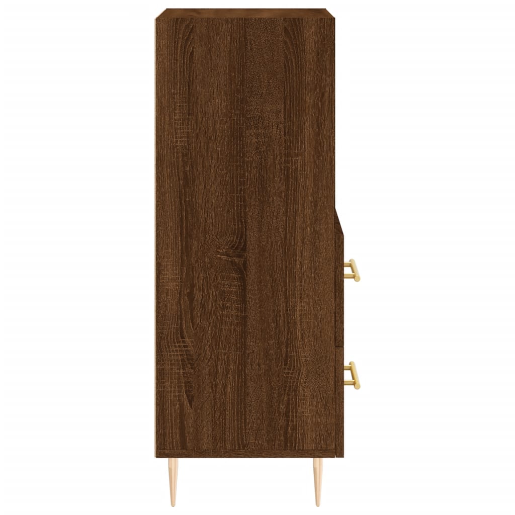 Buffet Chêne marron 34,5x34x90 cm Bois d'ingénierie - XIOS